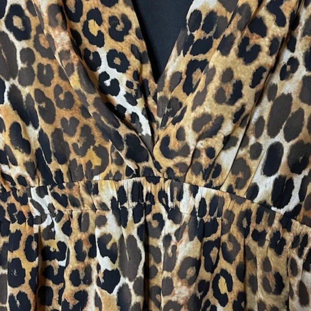 Express Leopard Dress Small - Picture 3 of 8